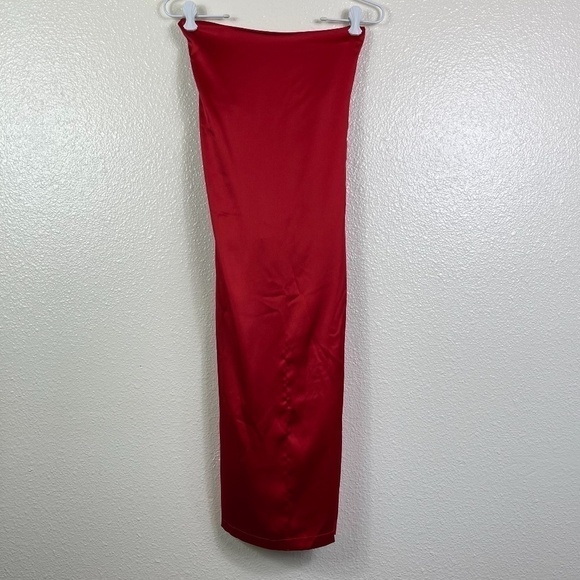 BISHOP + YOUNG Siren Slip Dress Women's size S Valentino Red Strappy Drape NWT's - Picture 3 of 8